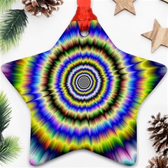 Psychedelic Blackhole Ornament (star) by Filthyphil