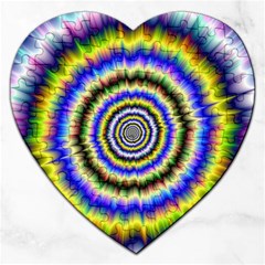 Psychedelic Blackhole Jigsaw Puzzle (Heart)