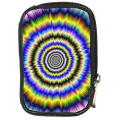 Psychedelic Blackhole Compact Camera Leather Case by Filthyphil