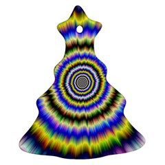 Psychedelic Blackhole Christmas Tree Ornament (two Sides) by Filthyphil