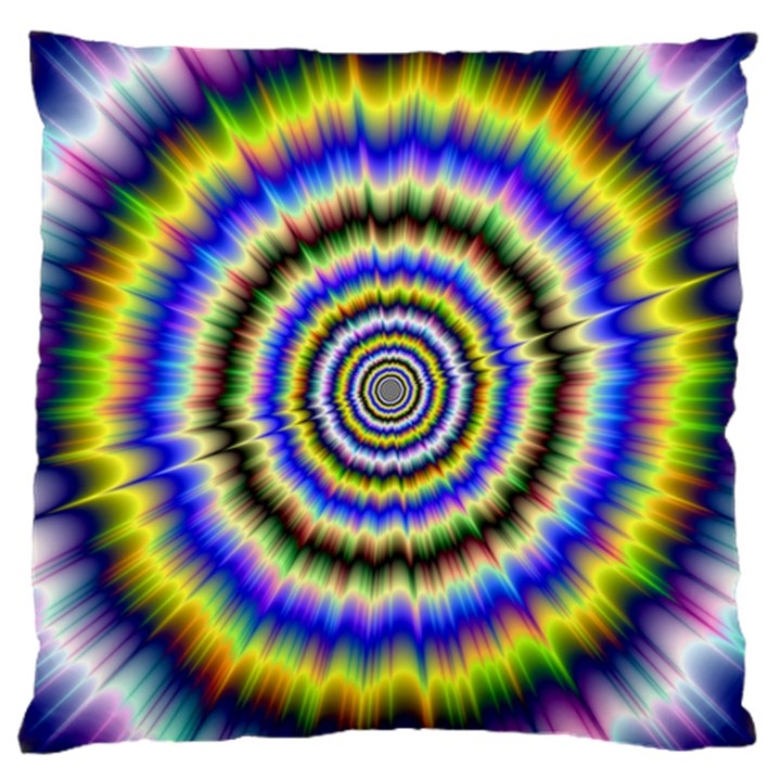 Psychedelic Blackhole Large Cushion Case (Two Sides)