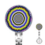 Psychedelic Blackhole Stainless Steel Nurses Watch Front