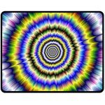 Psychedelic Blackhole Double Sided Fleece Blanket (Medium)  58.8 x47.4  Blanket Front