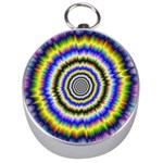 Psychedelic Blackhole Silver Compasses Front