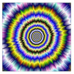 Psychedelic Blackhole Large Satin Scarf (square) by Filthyphil