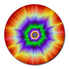 Psychedelic Trance Round Mousepads by Filthyphil