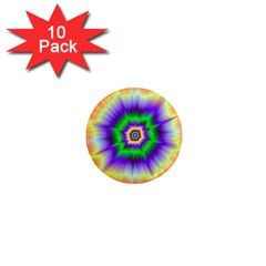 Psychedelic Trance 1  Mini Magnet (10 Pack)  by Filthyphil