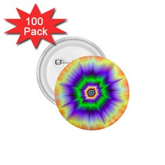 Psychedelic Trance 1 75  Buttons (100 Pack)  by Filthyphil