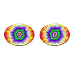 Psychedelic Trance Cufflinks (oval) by Filthyphil