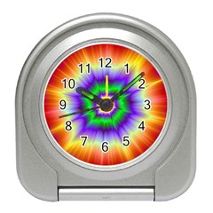 Psychedelic Explosion Travel Alarm Clock