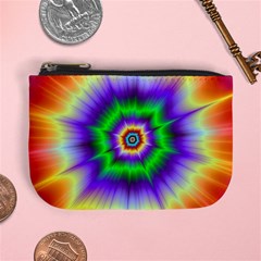 Psychedelic Trance Mini Coin Purse by Filthyphil