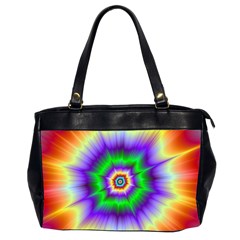 Psychedelic Trance Oversize Office Handbag (2 Sides) by Filthyphil