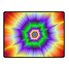 Psychedelic Trance Fleece Blanket (small) by Filthyphil