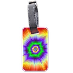 Psychedelic Trance Luggage Tag (two Sides) by Filthyphil