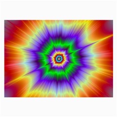 Psychedelic Explosion Large Glasses Cloth by Filthyphil