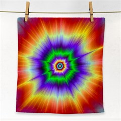 Psychedelic Explosion Face Towel by Filthyphil