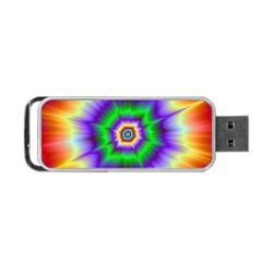 Psychedelic Trance Portable Usb Flash (two Sides) by Filthyphil