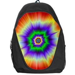 Psychedelic Trance Backpack Bag by Filthyphil