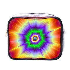 Psychedelic Explosion Mini Toiletries Bag (one Side) by Filthyphil