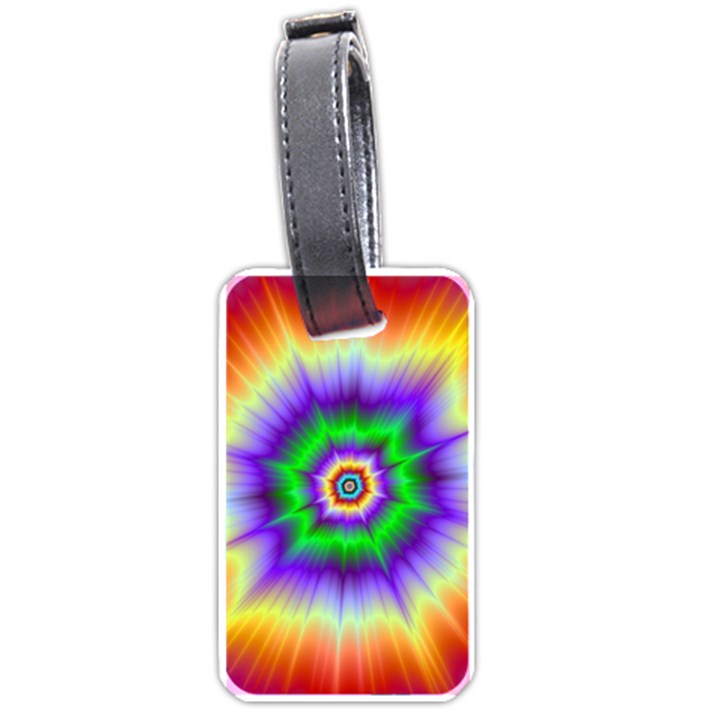 Psychedelic Explosion Luggage Tag (one side)