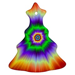 Psychedelic Explosion Ornament (christmas Tree) 