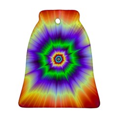 Psychedelic Explosion Ornament (bell) by Filthyphil