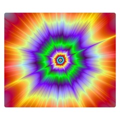 Psychedelic Trance Double Sided Flano Blanket (small)  by Filthyphil