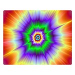 Psychedelic Trance Double Sided Flano Blanket (Large)  80 x60  Blanket Front