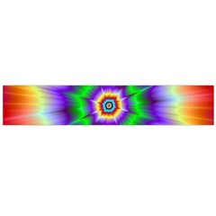 Psychedelic Trance Large Flano Scarf  by Filthyphil