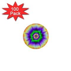 Psychedelic Big Bang 1  Mini Buttons (100 Pack)  by Filthyphil