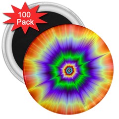 Psychedelic Big Bang 3  Magnets (100 Pack) by Filthyphil