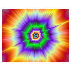 Psychedelic Explosion Double Sided Flano Blanket (medium) 