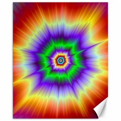 Psychedelic Big Bang Canvas 16  X 20  by Filthyphil