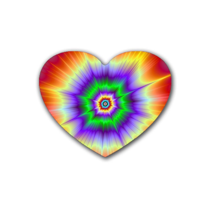 Psychedelic Big Bang Heart Coaster (4 pack) 