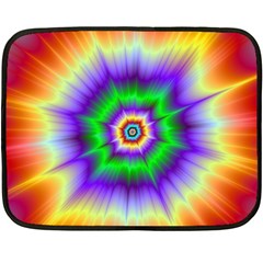 Psychedelic Big Bang Fleece Blanket (mini) by Filthyphil