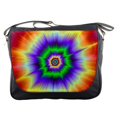 Psychedelic Big Bang Messenger Bag by Filthyphil