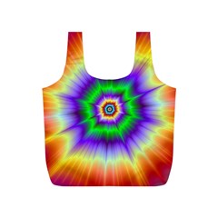 Psychedelic Big Bang Full Print Recycle Bag (s) by Filthyphil