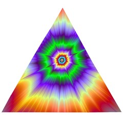 Psychedelic Big Bang Wooden Puzzle Triangle by Filthyphil