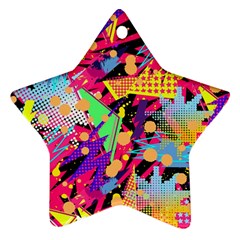 Psychedelic Geometry Ornament (star) by Filthyphil