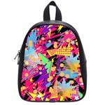 Psychedelic Geometry School Bag (Small) Front