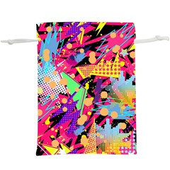 Psychedelic Geometry  Lightweight Drawstring Pouch (xl) by Filthyphil