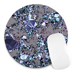 Crystal Puke Round Mousepads by MRNStudios