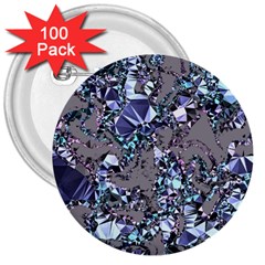 Crystal Puke 3  Buttons (100 Pack)  by MRNStudios