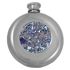 Crystal Puke Round Hip Flask (5 Oz) by MRNStudios