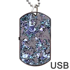 Crystal Puke Dog Tag Usb Flash (two Sides) by MRNStudios