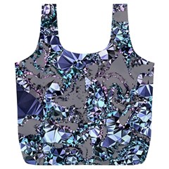 Crystal Puke Full Print Recycle Bag (xl) by MRNStudios