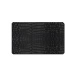 Black Crocodile Skin Magnet (Name Card) Front