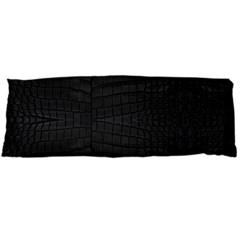 Black Crocodile Skin Body Pillow Case (dakimakura) by LoolyElzayat