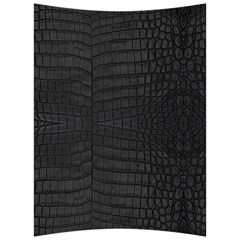 Black Crocodile Skin Back Support Cushion by LoolyElzayat