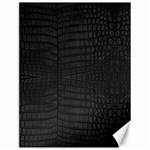 Black Crocodile Skin Canvas 12  x 16  11.86 x15.41  Canvas - 1